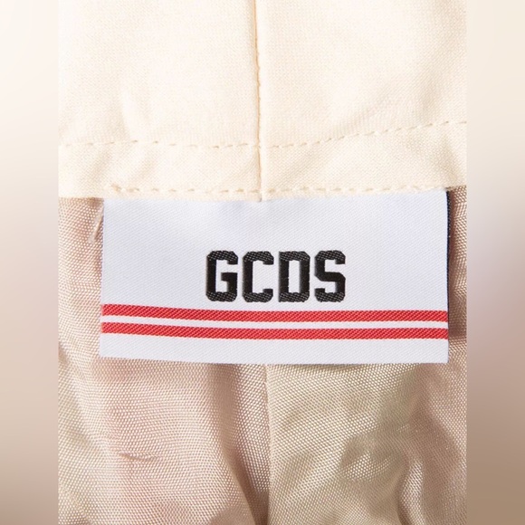 GCDS GIULY COUTURE Chino Trousers Size XL Wool Blend Pink - Picture 6 of 12